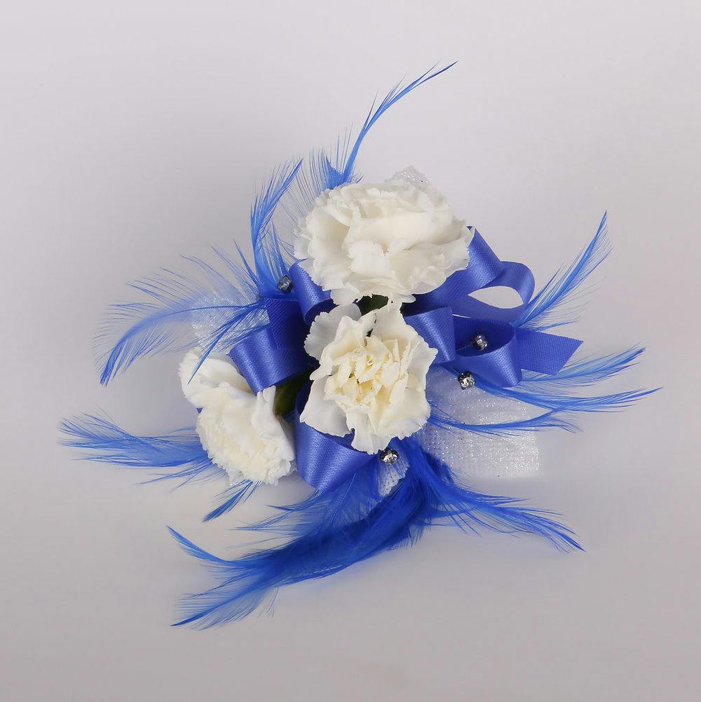 Mini Carnation Wrist Corsage in Albuquerque, NM Peoples Flowers