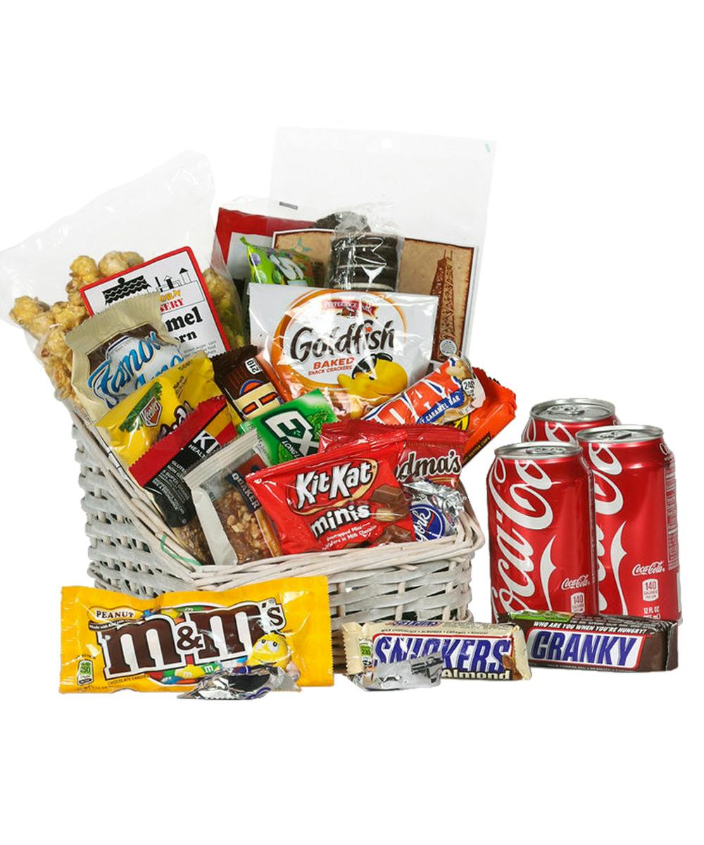 Gourmet Basket Delivery, Junk Food Basket, Snack Baskets ...